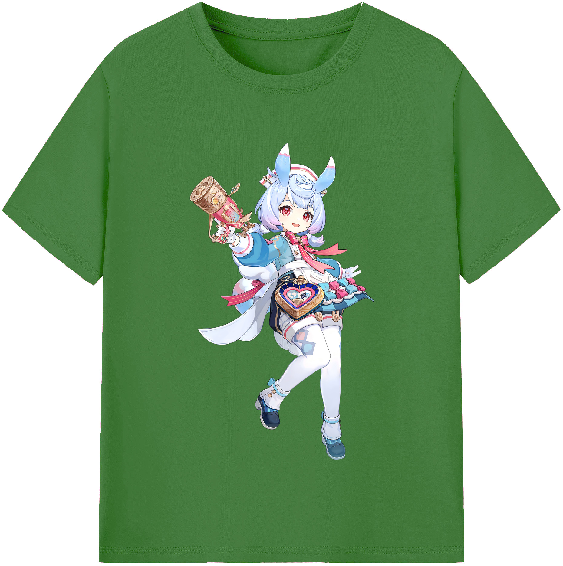げんし神 シゲウィン genshin Shigewin レディースカジュアルプリントTシャツ（綿100％）